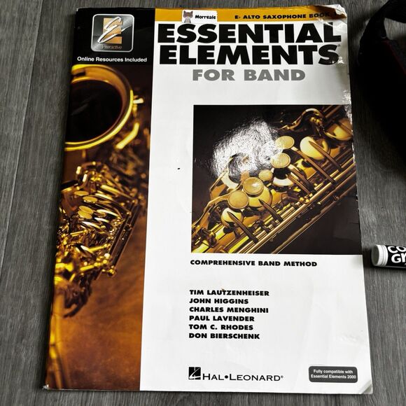 Alto Saxophone Starter Kit Lot Book Neotech Neck Strap Rico Reeds Cork Grease - Picture 2 of 5